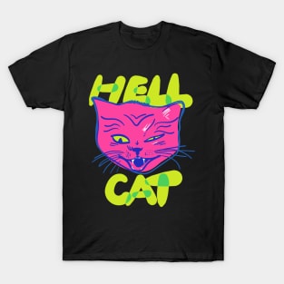 Hell Cat - this devil cat is coming at you from hell. T-Shirt